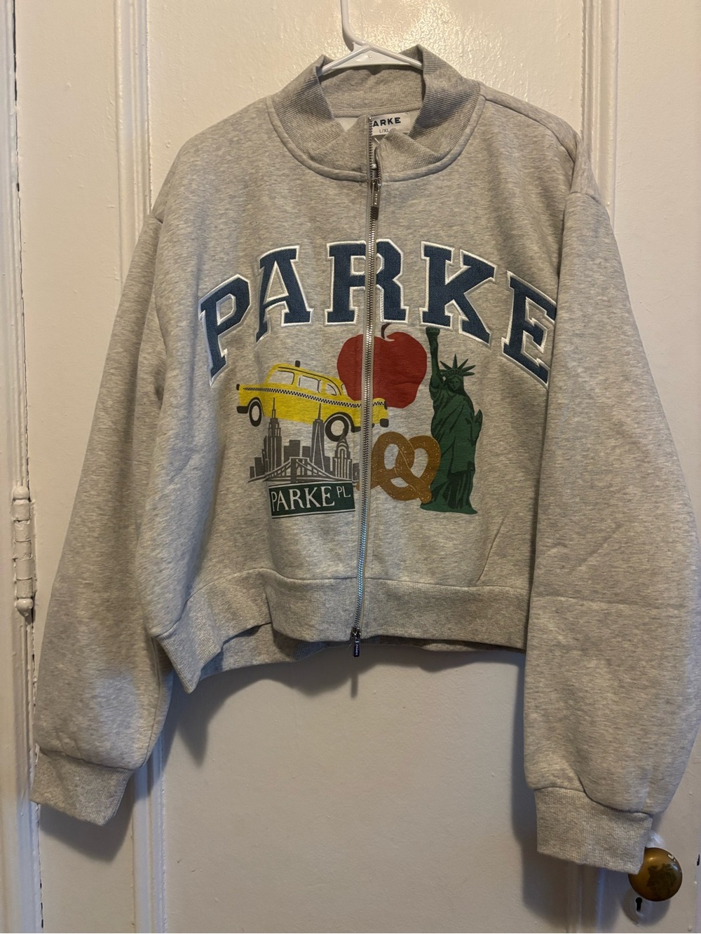 Parke NYC Graphic Zip Up L/XL - Picture 2 of 5